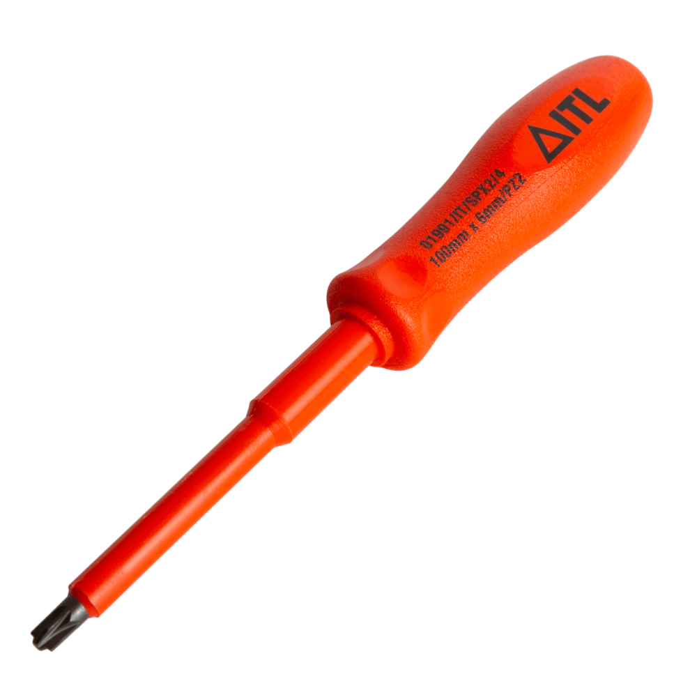 1,000v Insulated Slot/Pozi Screwdriver
