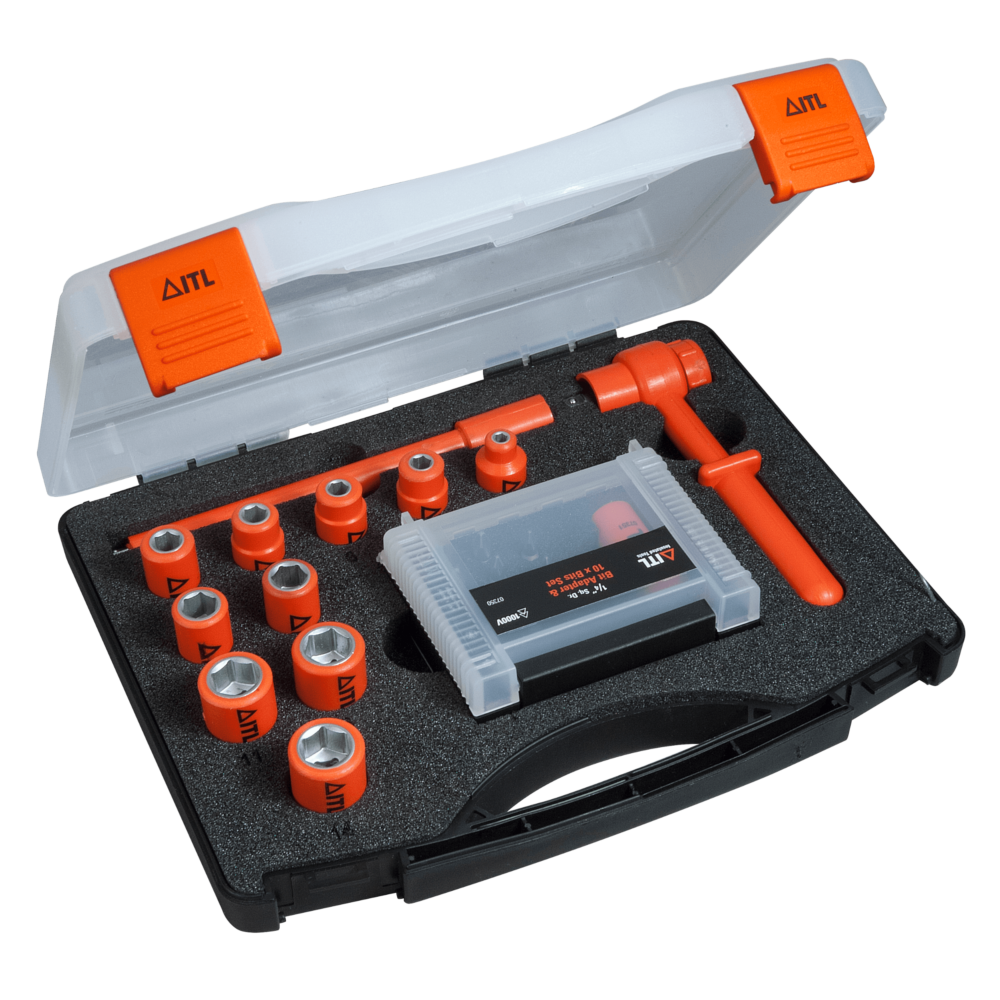 1,000v Insulated 1/4" Drive 24 Piece Socket Set