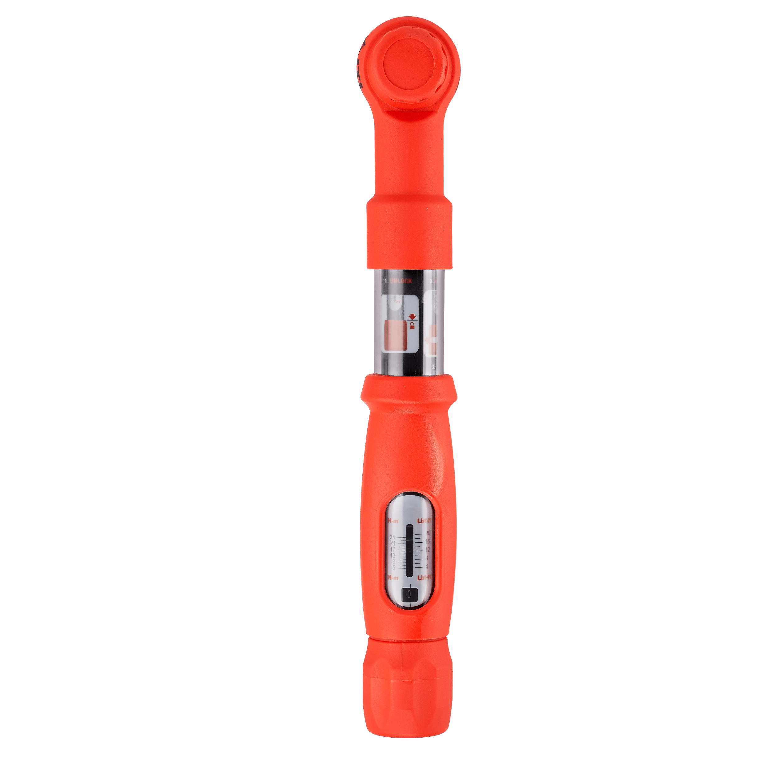 1,000v Insulated 3/8" Drive Torque Wrench (11N-m/8.11 Lbf-ft) - Image 2