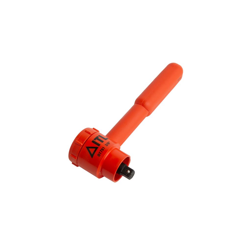 1,000v Insulated 3/8" Reversible Ratchet - 8" Long